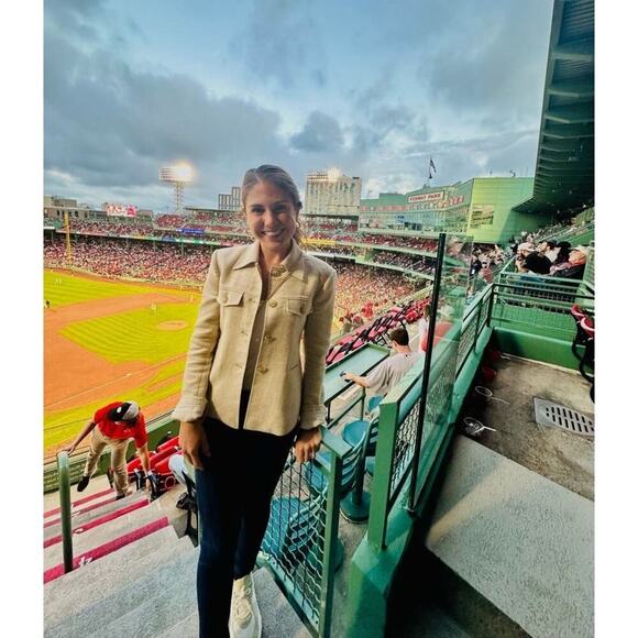 DEREK LAM 10 CROSBY Off-White Twill Wool Blend Jasper Utility Blazer Jacket sz 4 - Picture 12 of 13